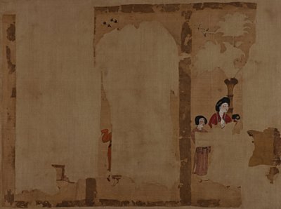 Ladies in a Garden by Unbekannt Unbekannt